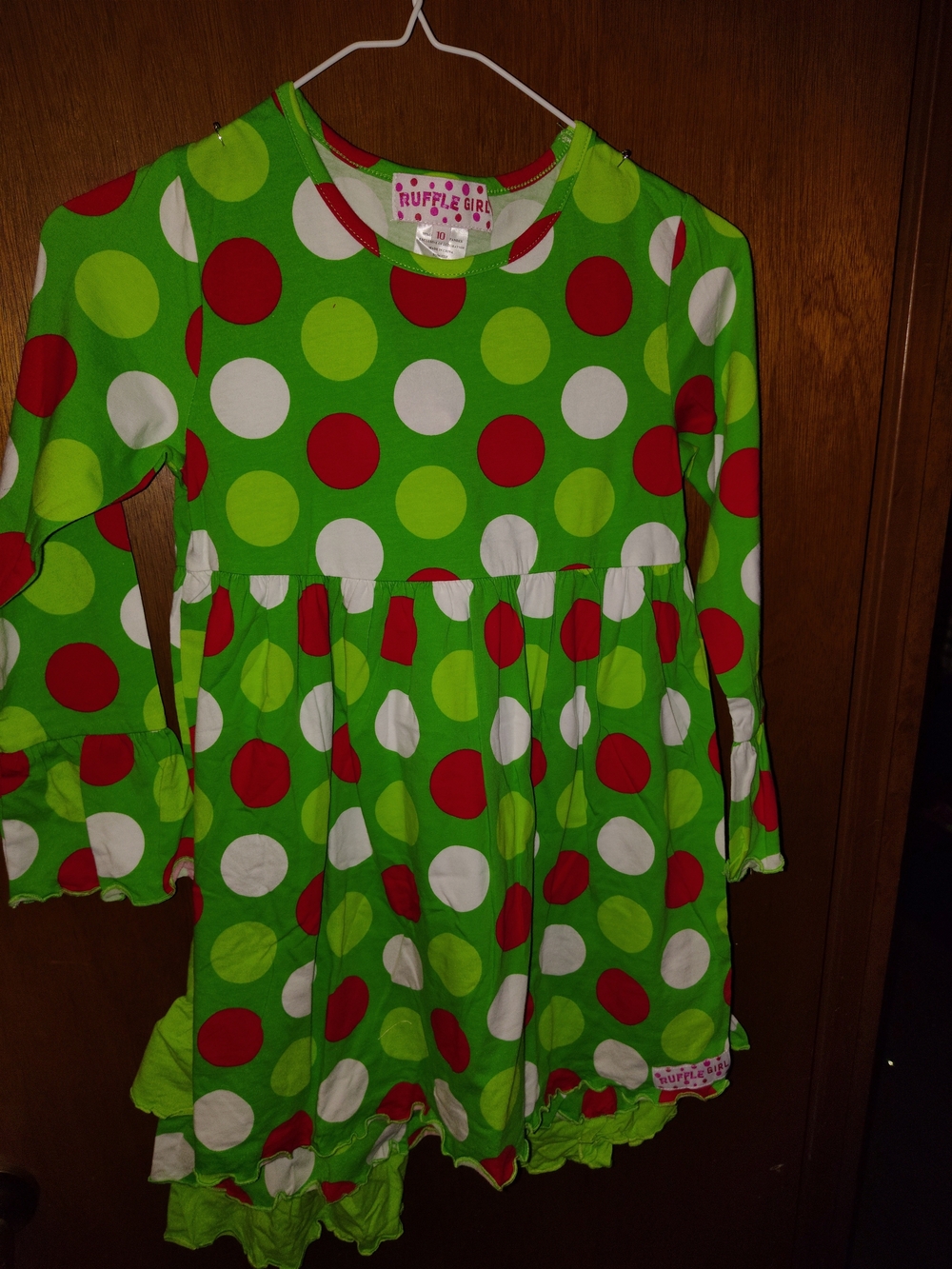 Set Of 4 Set Ruffle Girl Out Fits - Picture 7 of 10